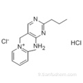 Chlorure de 1 - ([4-amino-2-propyl-5-pyrimidinyl] méthyl) -2-méthylpyridinium CAS 137-88-2